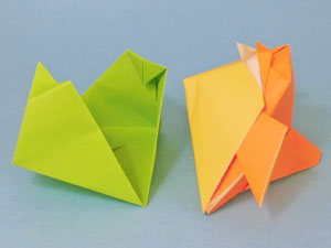 小鳥BOXの折り紙