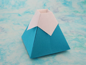 富士山BOXの折り紙