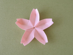 桜の折り紙