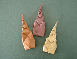 竹の子の折り紙
