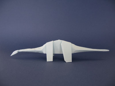スーパーサウルスの折り紙