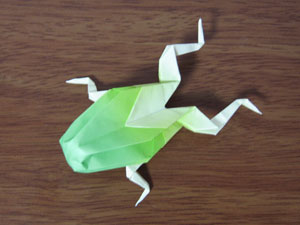 折り紙　カエル