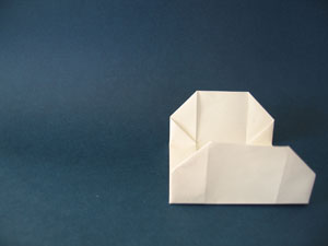 コトンコンの折り紙