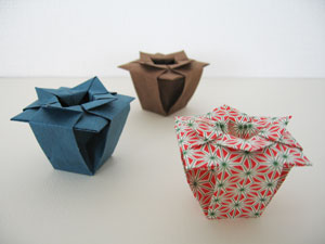 中国の壺の折り紙