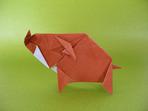 猪の折り紙