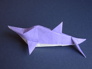 イルカの折り紙