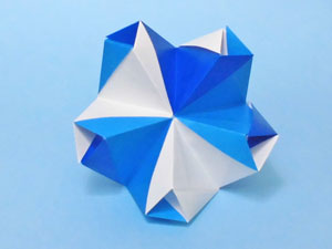 フジヤマ・モジュール10枚組の折り紙