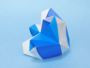 フジヤマ・モジュール10枚組の折り紙