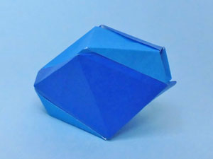 フジヤマ・モジュール4枚組の折り紙