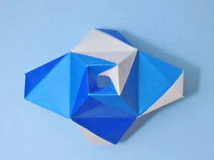 フジヤマ・モジュール9枚組の折り紙