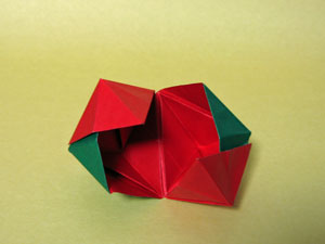 プレゼントボックスの折り紙