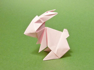 兎の折り紙