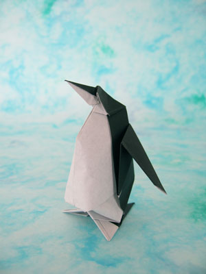 ペンギンの折り紙