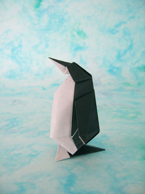 ペンギンの折り紙