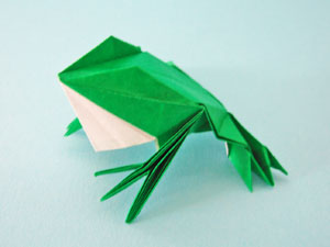 蛙の折り紙