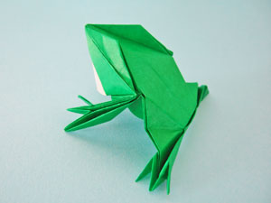 蛙の折り紙