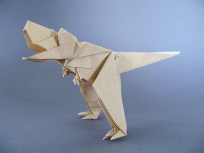 ティラノサウルス　折り紙