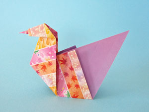 水鳥　折り紙