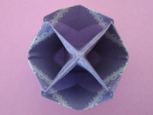 キャンディーポットの折り紙