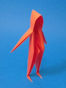 人形の折り紙