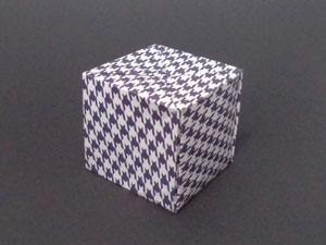 フシミキューブ　折り紙
