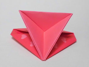 ハートのポップアップ　折り紙