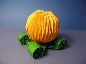 かぼちゃの馬車の折り紙