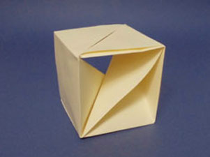ループホールキューブの折り紙