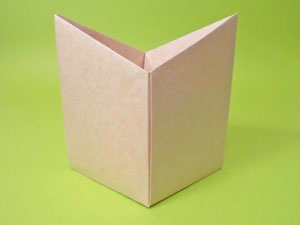 猫耳ボックスの折り紙