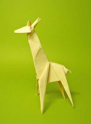 キリンの折り紙