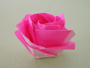 薔薇の折り紙