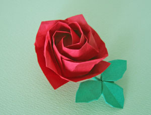 薔薇の折り紙