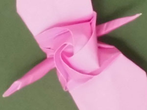 バラヅルの折り紙