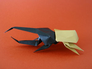ヘラクレスオオカブトの折り紙