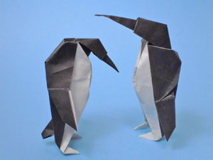 コウテイペンギンの折り紙
