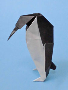 コウテイペンギンの折り紙