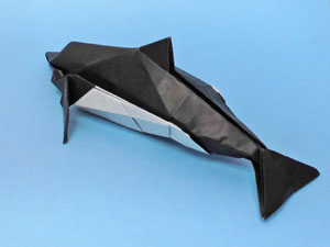 イルカの折り紙