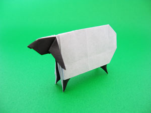 羊の折り紙