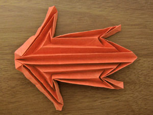 折り紙　トカゲ