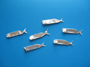 小魚の折り紙